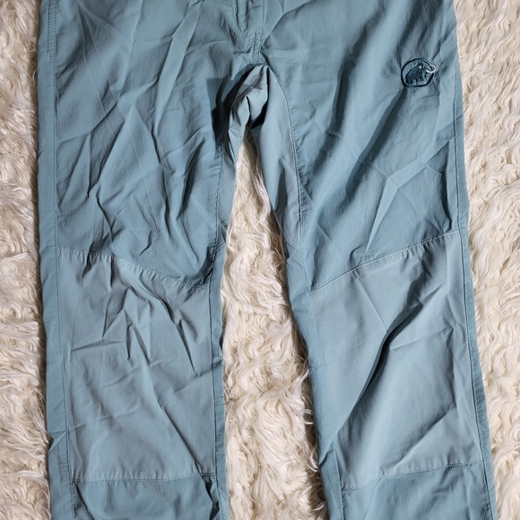 Mammut Cargo Climbing Khaki Blue Pants Size 8 - Picture 3 of 15